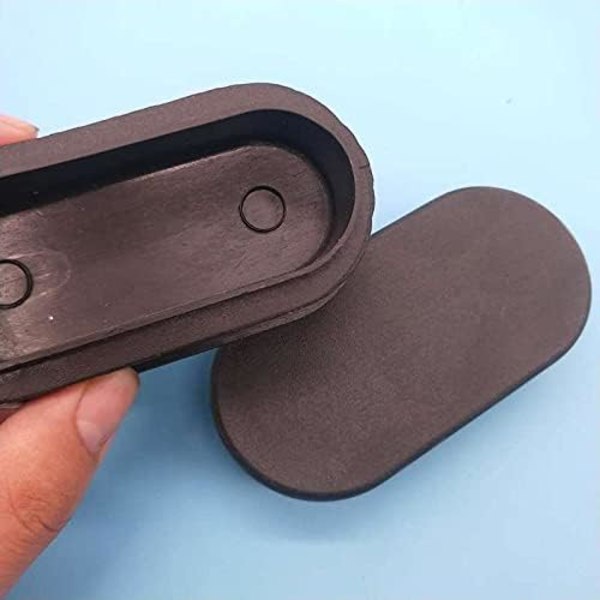 10 st Plast Oval Rörinsats Plugg Rörhålskydd Möbel Nivelleringsfötter Pad Halkskydd Bordsstolsbensskydd Golvskyddsmatta (Färg: 30x60mm