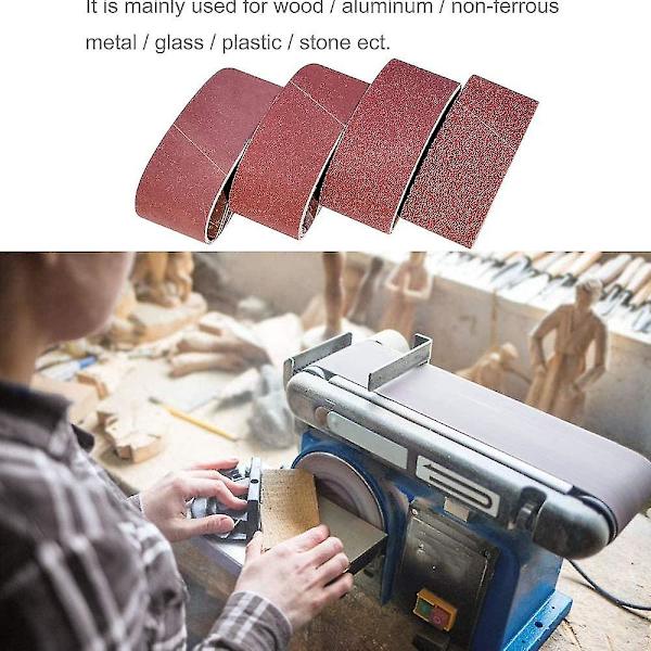 10 stk. Slipeskive 100x915 mm, slipeskivesett, for båndsliper | Polering av harpiks, metall