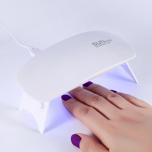 12w mini UV/ LED lampe, Neglelampe - Gel Polish / Hybrid Gel Rose