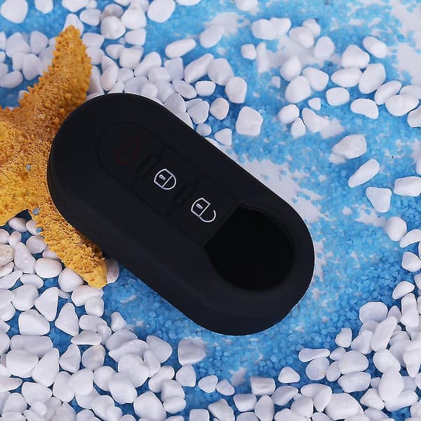 [SC]Fiat 500 Key Shell Fiat Boyue Car Foldable 3 Button Key Silicone Case