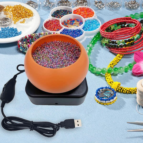 (SC)Automatisk perlemaskin Perlelaster Perlespinner Elektrisk Perling Diy-fg