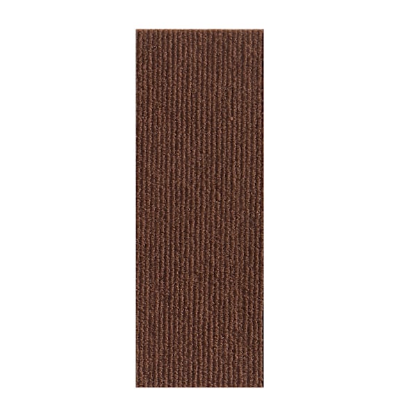 Kattestripemmatte med selvklebende bakside Stabilt møbelbeskyttende matte for kattunger Katt Brun Brown 30x100cm