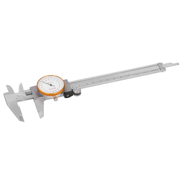 (SC) Dial Caliper Vernier 0.02 Dobbel Støtsikker Rustfritt Stål Manuelt Måleverktøy 0-150 mm