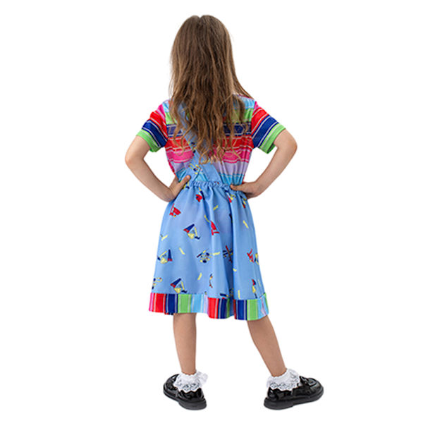 Halloween Ghost Cosplay Kostym för Barn Dans Plattform Flickor girls XL