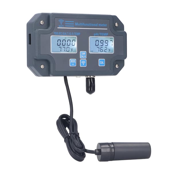 (SC)PHW3988 Multiparameter Water Quality Tester APP Remote Control PH EC TDS SALT SG Temperature Meter 110V US Plug