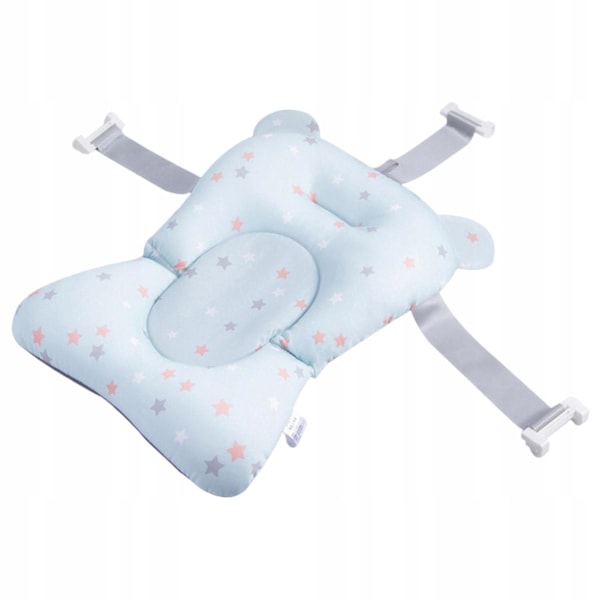 Komfortabel og Sikker Badepute for Baby - Stjernemønster og Stropper multifärg Multicolor