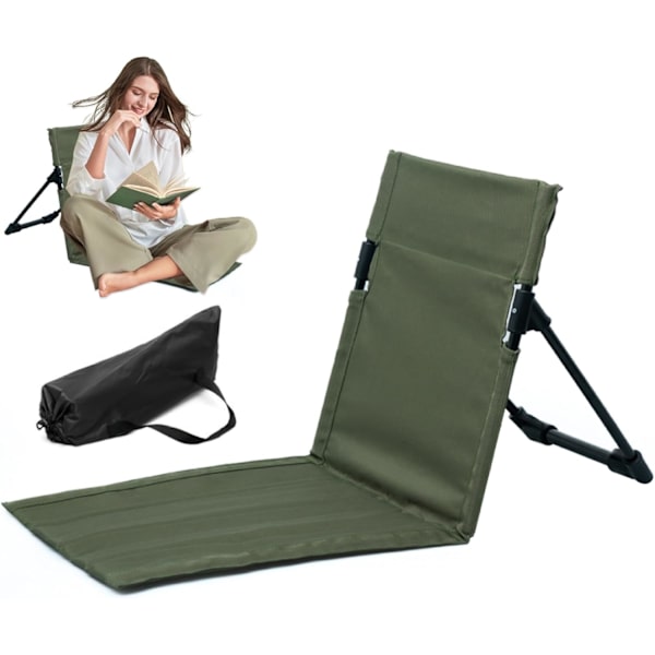 Strandmatte solseng, sammenleggbare solsenger for voksne, ideell solmatte for soling