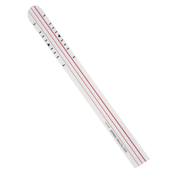 (SC)Golf Putting Mat Acrylic Accurate Scale Line Portable Double-Sided Straight Putt Training Tool
