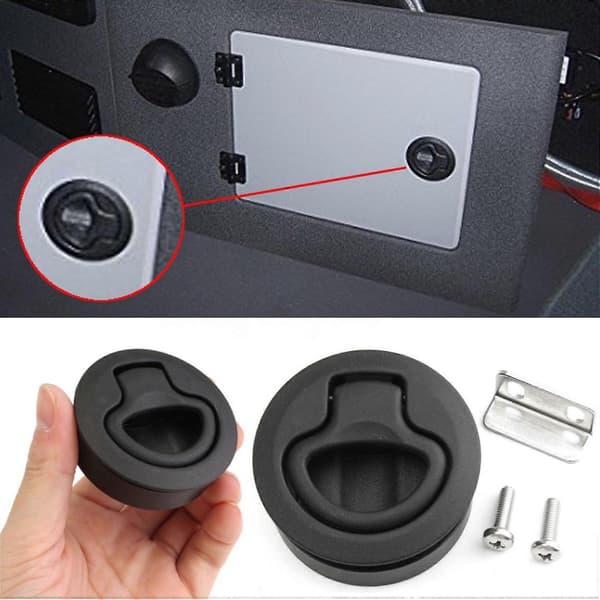 [SC]6X Slam Latch Hatch Round Pull Latch 1/2 Inch Door Replace M1-63 RV Marine-Perfect