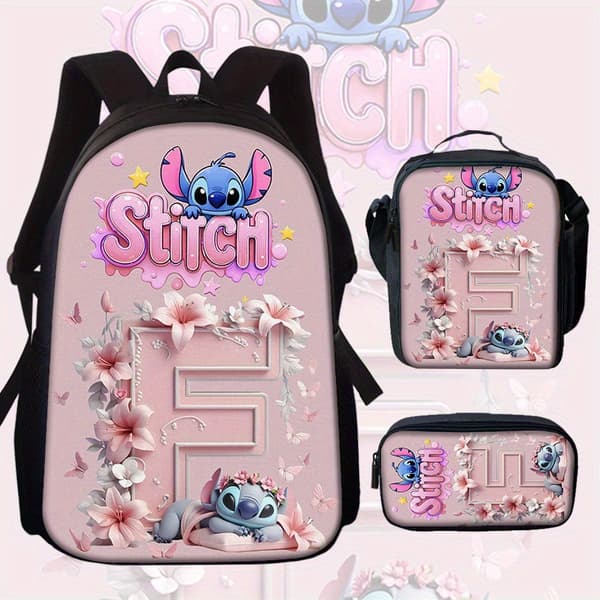 (SC)Stitch Shoulder Bag Student Reduced Burden Portable Anime School Bag-16