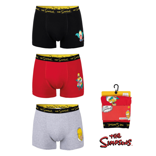 THE SIMPSONS Boxer 3 Pack L
