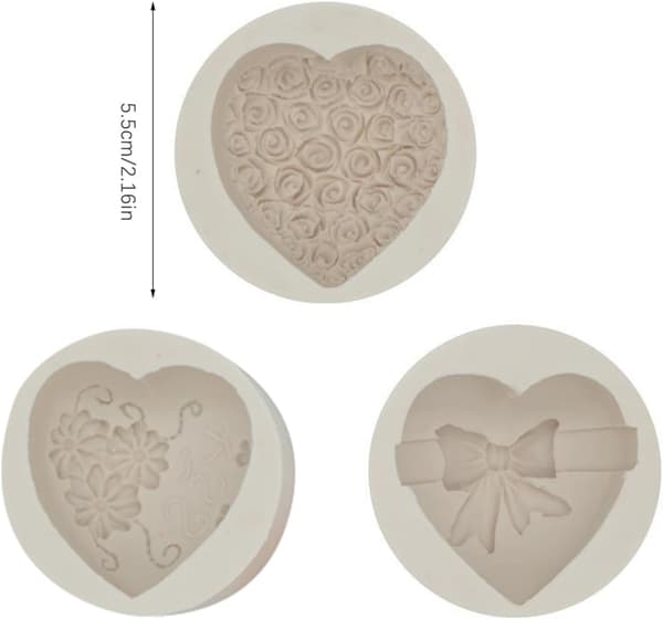 3D Rose Mousse Kage Silikoneform