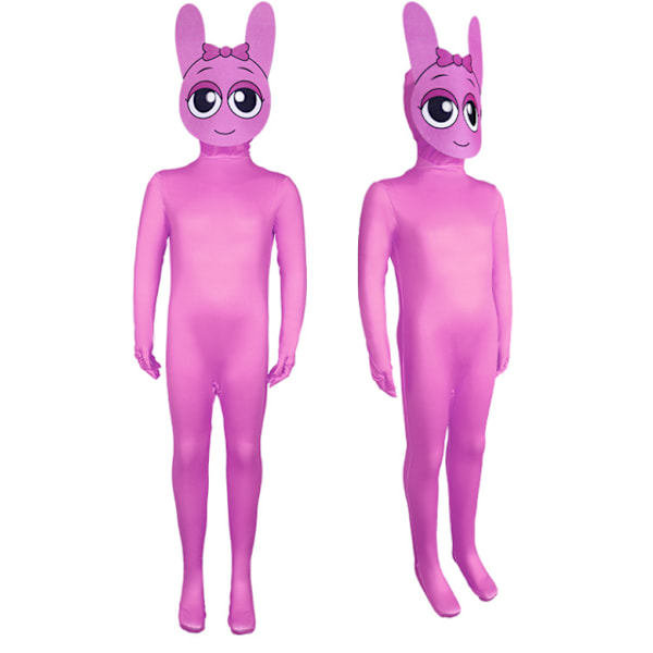 Nya Ankomster Vuxna Barn Pojkar Flickor Sprunki Incredibox Rhythm Box cosplay kostym spel strumpbyxor 180 pink