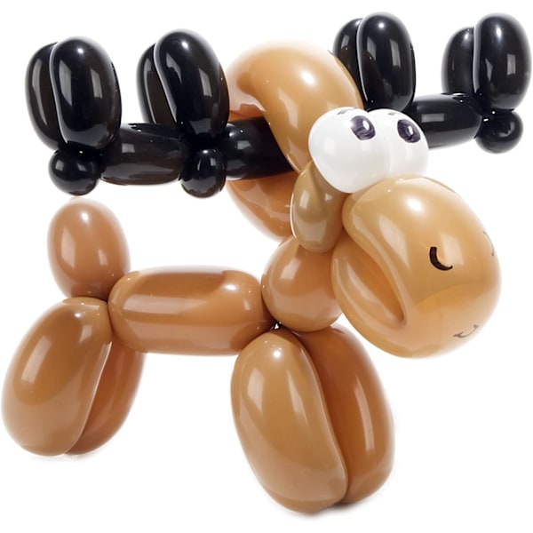 Sorte ballonger - 260 stk - Lange sorte ballonger - 200 stk, Lyse farger for fest, høst, Thanksgiving-fest