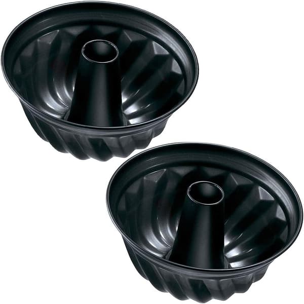 2-delt Bakepaner Ringkakeformer med Non-Stick Belegg