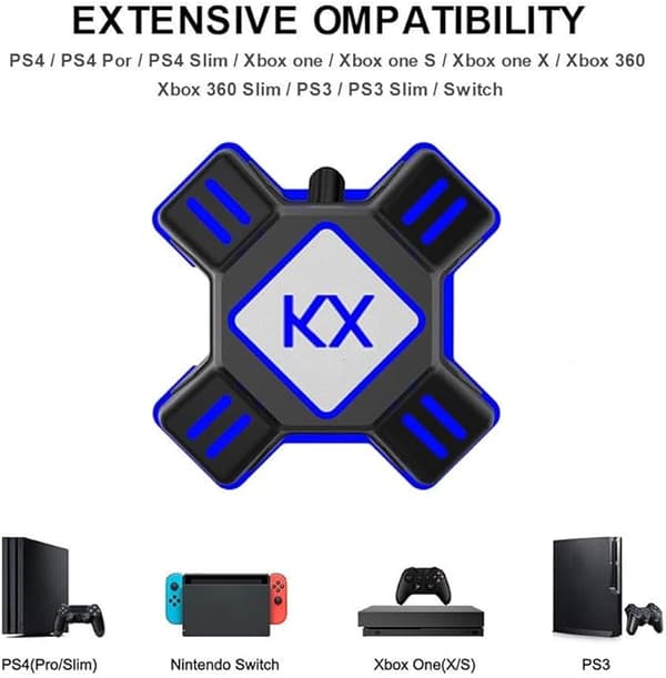 Näppäimistö- ja hiiren sovitin PS3:lle, PS4:lle, Switchille, Xbox Onelle - Upea