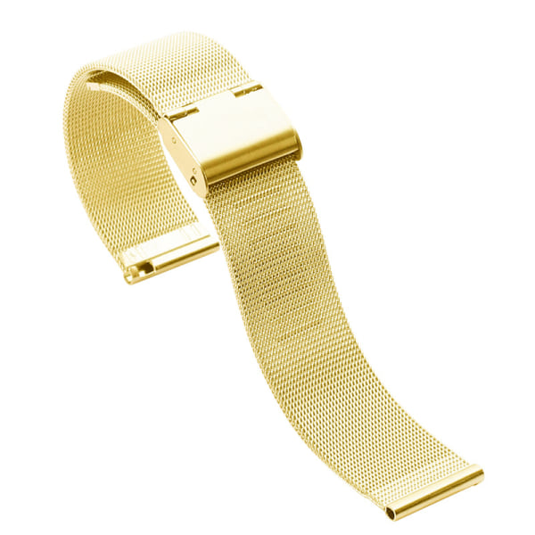 Tillämplig iwatc Milanese armband Samsung watch4 Huawei GT2 GTR2 armband Guld 24mm