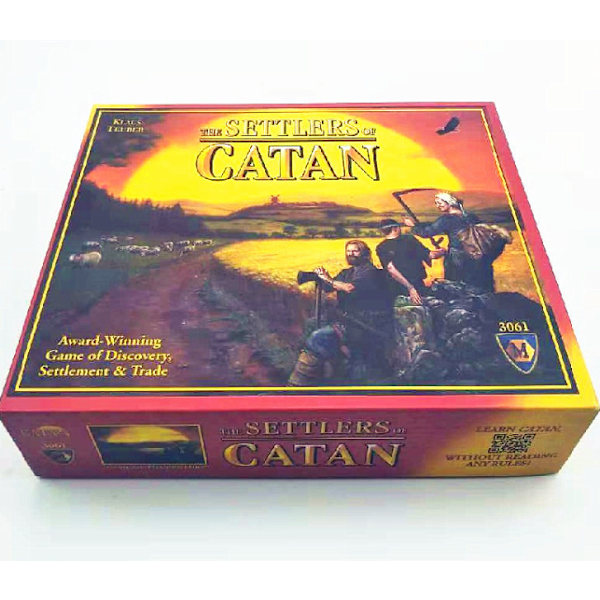 Catan Settlers brettspill Engelsk versjon Avslappet puslespillkonfrontasjonsspill egnet for fester Exquisite Catan
