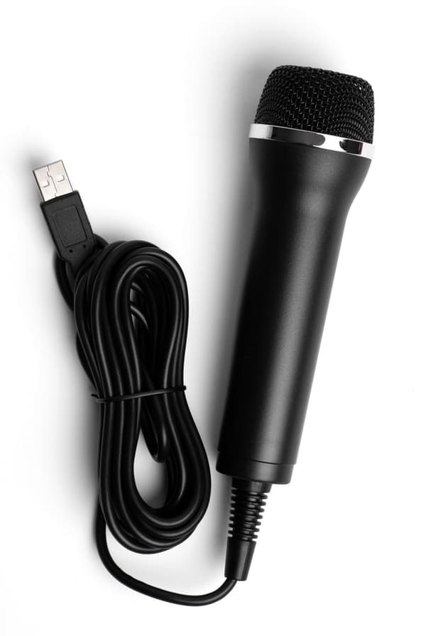 2x USB Mikrofoner Sort