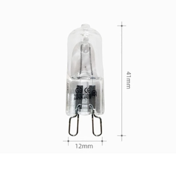 Halogenpæreperler G4 G5.3 Pære G9 220V 40W FROSTAD G9 220V 40W G9 220V 40W Frosted G9 220V 40W Frosted G9 220V 40W Frosted