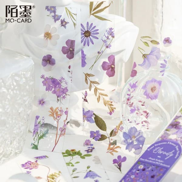 PET Bogmærke Blomster til Sider Bogmærker til Læsere Retro Kreative Studerende Tilbehør Stationery D D