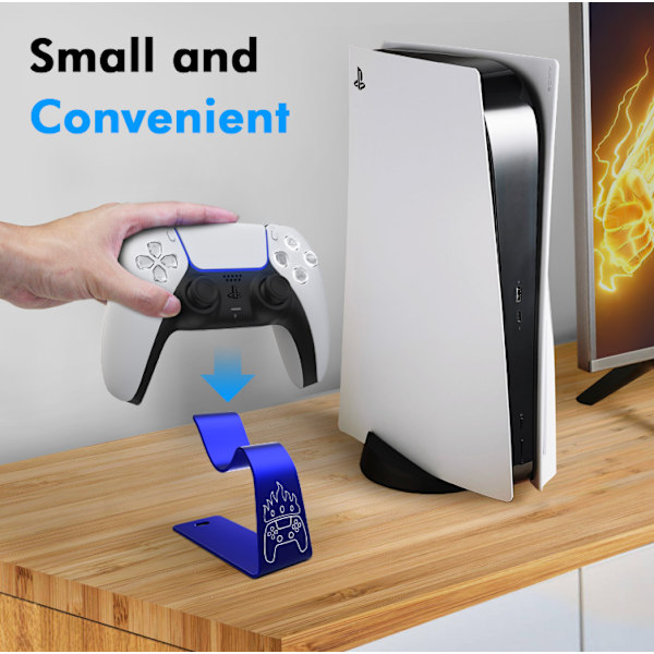 AMVR universel spilcontroller stand til PS3/PS4/ PS5/ xbox/ Beton/ NVIDIA Hardware display stand blue