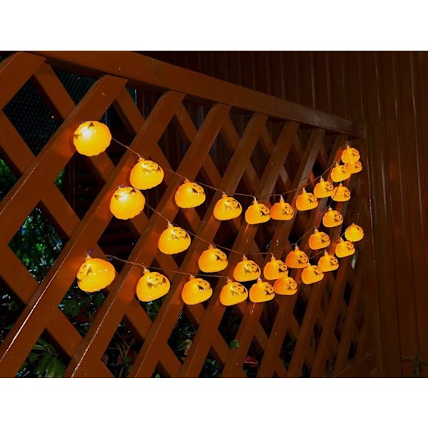 Gresskarlys, LED-lyslenke, Gresskar LED-lyslenke, Dekorasjoner Lanterner Lyslenke 10 LED