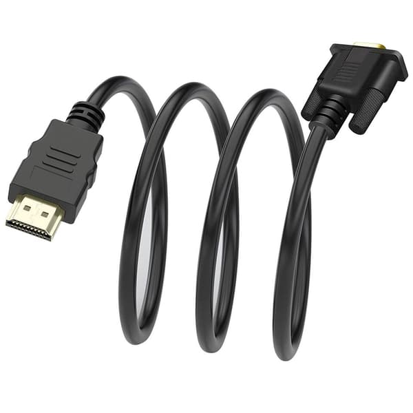 1,8 m HDMI til VGA Kabel - Adapter