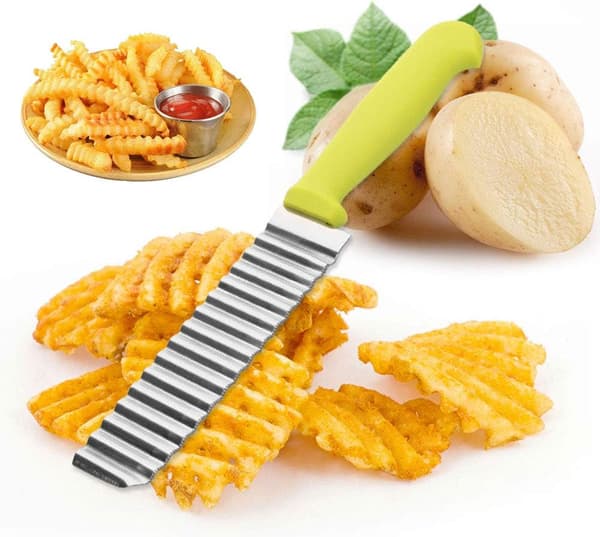 3 stk. Pommes Frites-Kutter, Rustfritt Stål Cracker Kjøkkenredskap