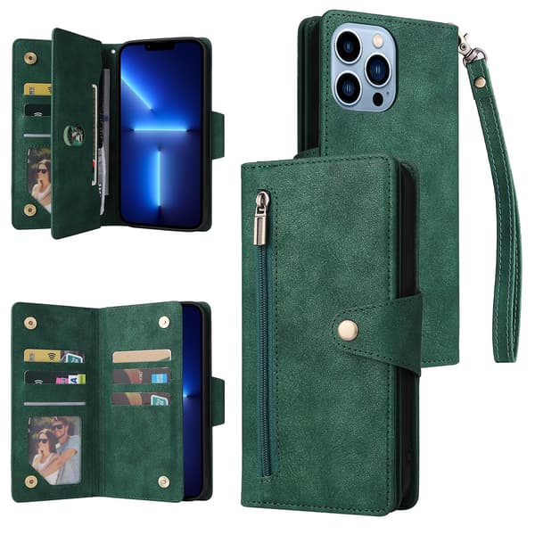 Läder Telefonfodral För iPhone 13 Pro Max