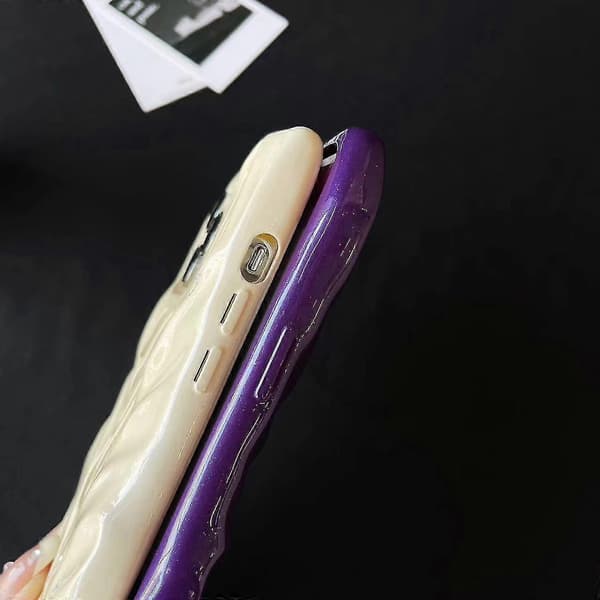 TPU-skall for iPhone 14 Pro, godterifarget telefondeksel med uthuling, støtsikker bakside