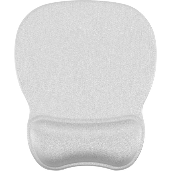 Ergonomisk musmatta med handledsstöd i minnesskum, bekväm datormusmatta för bärbar dator, smärtlindrande handledsstöd Pure Grey