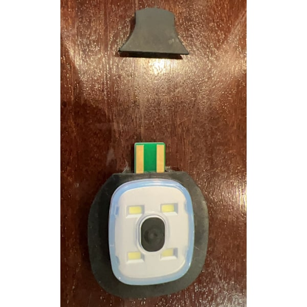 Strikket hue med LED-lys lysende hue lys hue med lys natfiskeri lysende hue hue lys grey