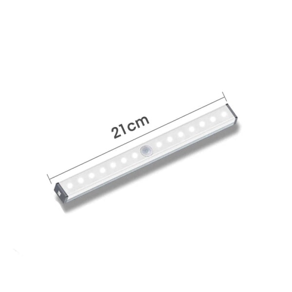 Trådløs dimbar LED-belysning Spotlights med bevegelsessensor 21 cm Hvit White light