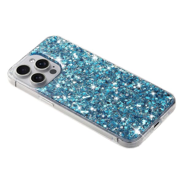 Epoxy TPU-telefoncover med glitter til iPhone 14 Pro Max