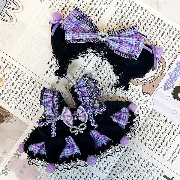 1 set Labubu-kläder, liten Lomi (tiara + halterklänning)^^ou 3 3