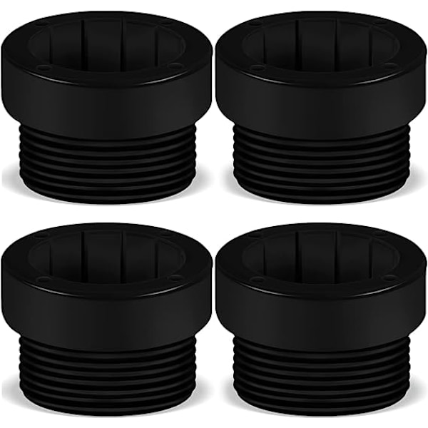 4 st Pool Paraply Stabilisator Adapter Gängad Adapter Hylsor Pool Paraply Hylsa Paraply Stolpe Stabilisator 1 3/4\"