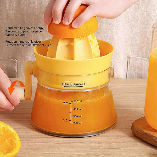 Manuel citruspresser til appelsiner og citroner