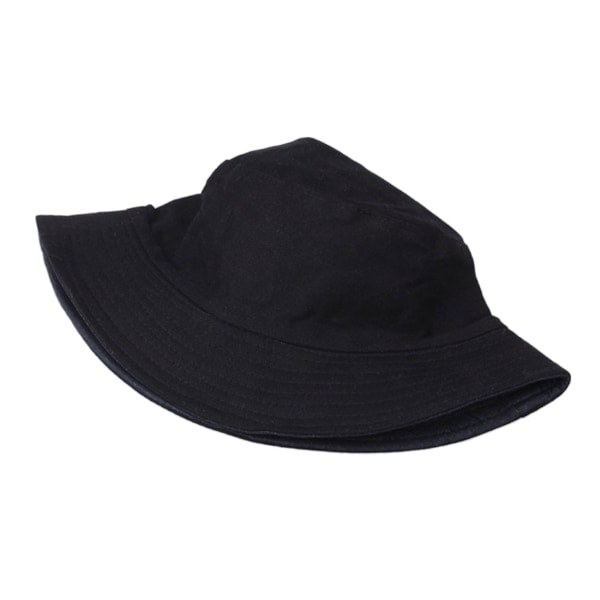 Svart fiskehatt Bucket Hat Beanie Hat svart one size