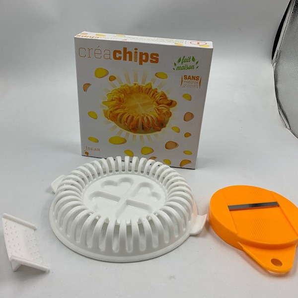 Ekonomisk vågskärare, potatisskalare i rostfritt stål, vågskärare för potatischips (vågskärare set) (chipstillverkare mikrovågsugn)