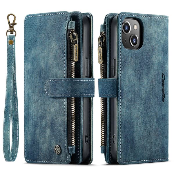 For iPhone 14 Plus CaseMe C30 Multifunksjonelt Telefon Skinnetui