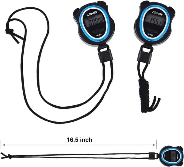 3 st digitala stoppur, elektroniska digitala sport-stoppurar