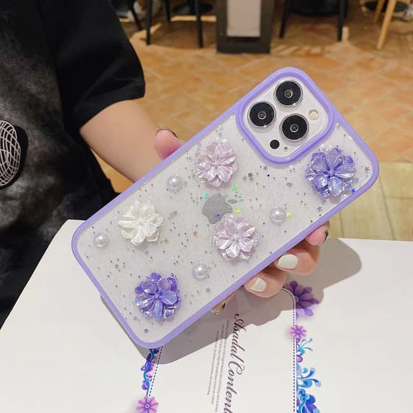 3D Sløyfe Epoksy TPU Telefondeksel For iPhone 13 Pro Max