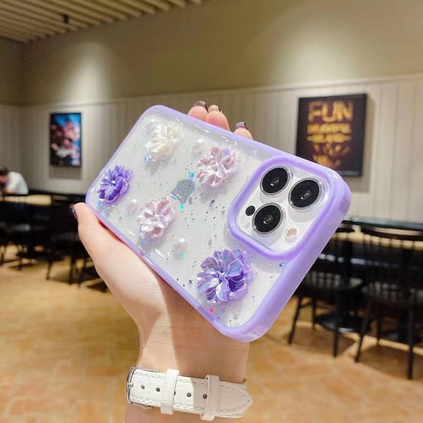 3D Sløyfe Epoksy TPU Telefondeksel For iPhone 13 Pro Max