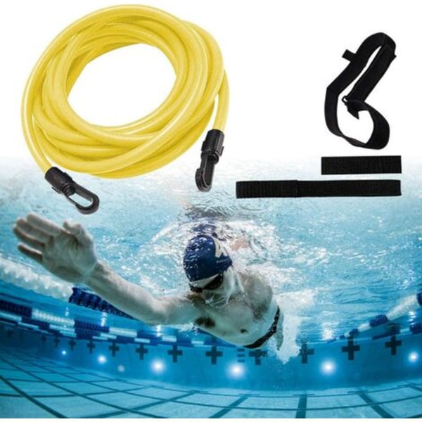 Svømmebelte, motstandssvømmebelte, treningssvømmebelte, stasjonært motstandsbelte svømmetrener Profesjonell svømmetrening