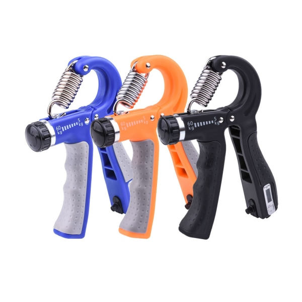 Handgreppsövning/Handtränare med justerbart motstånd 5-60 kg 2-pack Svart