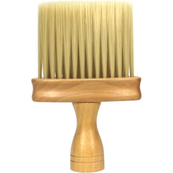 Hårklippningsborste, professionell frisör/barberare halsborste i trä.
