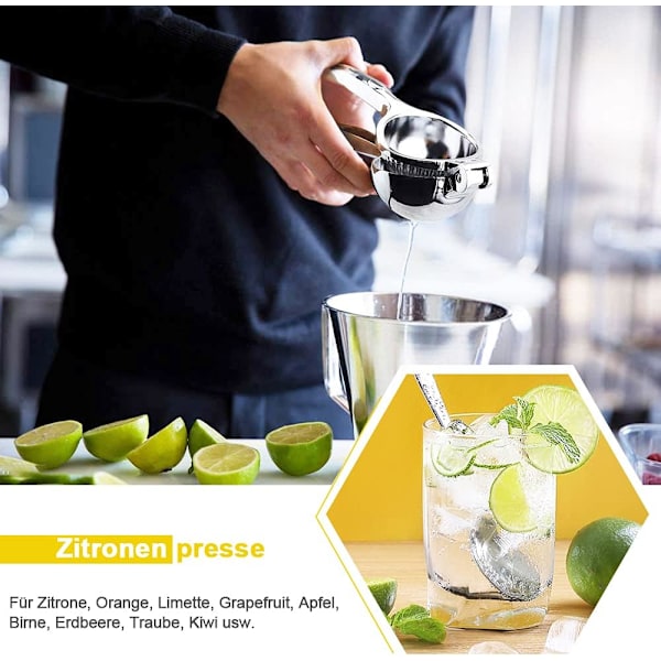 Citronpresser citruspresser diameter 7cm manuel citronpresser clip