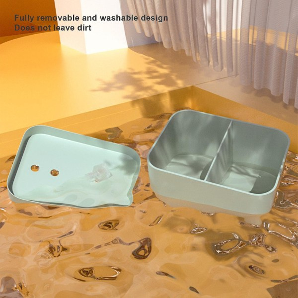 1,5L Automatisk katt- och hundvattenfontän Vattendispenser Husdjursdricksskål Ny transparent Transparent