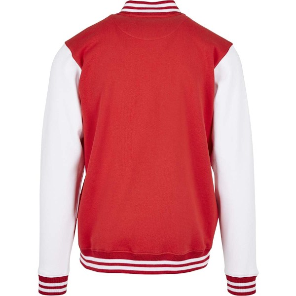 Bygg ditt varumärke herrbasjacka 3XL Red/White